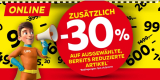 Extra ‑30 % Rabatt auf ausgewählte Liquidationsposten bei LIPO