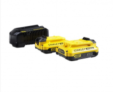 Jumbo - Stanley Starter Kit A-Schnell-Ladegerät + 2 x 2,0 Ah V20 Akkus - CHF 79.50 statt 185.-