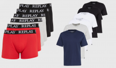 Nur noch heute - 6er Pack Jack & Jones T-Shirts /  Replay Boxershorts bei Lounge by Zalando