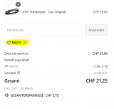 15% bei Lifestyle Products + ohne Versandkosten