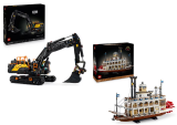 Manor “Sensational Deal” – LEGO 21356 Flussraddampfer & LEGO 42215 Volvo EC500 Hybrid Bagger