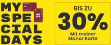 „My Special Days“ bei Manor: Bis zu 30 % Rabatt auf Mode, Beauty & mehr