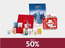 Bis zu 50% RABATT auf Adventskalender bei Manor