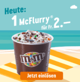 McFlurry für 2 CHF bei McDonalds