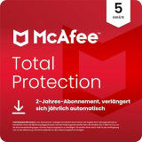 McAfee Total Protection 2026 (5 Geräte, 2 Jahre) inkl. VPN & Virenschutz bei Amazon