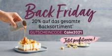 Back Friday bei Betty Bossi: 20% Rabatt auf das ganze Backsortiment, nur heute