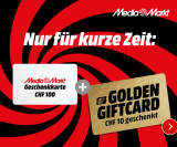Black Friday Vorbereitung: MediaMarkt Geschenkkarte für 100 Franken kaufen – 10 Franken ontop erhalten (lokal)