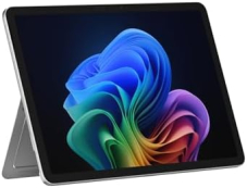 Microsoft Surface Pro, Copilot+ PC, 12 Inch LCD Touchscreen Snapdragon® X Plus, 16 GB RAM, 256 GB Memory, Latest Model, Platinum