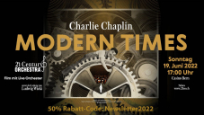 50% Rabatt auf Live Film-Konzert von Charlie Chaplins “Modern Times” im Casino Bern