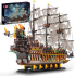 Mould King 13197 Piratenschiff «Flying Dutchman» (4’364 Klemmbausteine) zum neuen Bestpreis bei Amazon