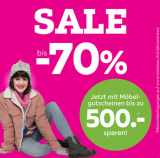 Mömax: Wintersale & Möbelgutscheine