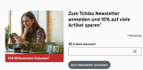 10% Tchibo Gutscheincode für Newsletter-Anmeldung – Jetzt sparen