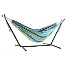 Microspot - VIVERE Kombo Cayo Reef Hängematte mit Gestell (211 cm, Stahl, Baumwolle)