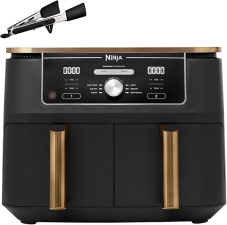 Ninja Foodi MAX Dual Zone [AF400EUCP] Heissluftfritteuse 6 Funktionen, 2 unabhängige Garzonen, 9,5 Liter