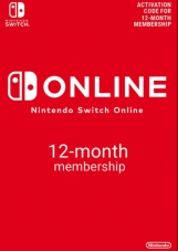 1 Jahr Nintendo Switch Online (Europa Key) bei cdkeys
