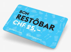 Restôbar-Karte – CHF 25.- Ermässigung in den Genfer Restaurants