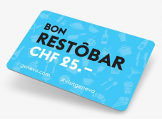 Restôbar-Karte - CHF 25.- Ermässigung in den Genfer Restaurants