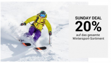 20% Rabatt auf das gesamte Wintersport-Sortiment bei Ochsner Sport