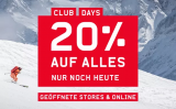 Nur heute bei Ochsner Sport: 20% Rabatt auf Alles, 10% auf alle Bikes für Club-Mitglieder (kostenlos & schnell erstellt), z.B. ON Running Schuhe oder micro Trotti