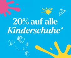 Nur heute 20% auf alle Kinderschuhe bei Ochsner Shoes