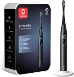 Oclean X Series Pro Elite Schallzahnbürste mit 8 Bereichsverfolgung, 4 Reinigungsmodi, leiser Motor, 35 Tage Akkulaufzeit & kabelloses Laden
