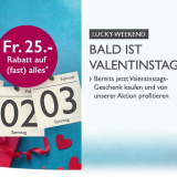 CHF 25.- bei Orell Füssli sparen (ab CHF 100.- MBW)