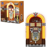 PANTASY Retro Jukebox Bauset mit Münz- & Soundfunktion