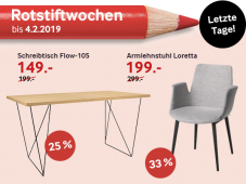 Rotstiftwochen bei Pfister, z.B. Leiterregal Barbados für CHF 174.50 statt CHF 349.-
