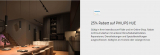 25% auf Philips Hue Produkte bei Interdiscount