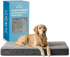 Pisi Bili orthopädisches Hundebett 112x81x9 cm mit Memory-Schaum | wasserdichtem Bezug