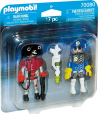 Playmobil – DuoPack Spacepolizist und Ganove 70080 (Abholung)