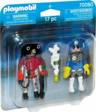 Playmobil - DuoPack Spacepolizist und Ganove 70080 (Abholung)