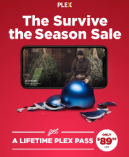 Plex: Lebenslanger Plex Pass im “Survive the Season Sale”