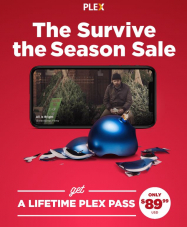 Plex: Lebenslanger Plex Pass im „Survive the Season Sale“