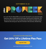 20% Lifetime Plex Pass