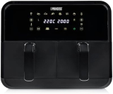 Princess Heissluftfritteuse mit Doppelkammer, 2 x 4L Kapazität, 2400 Watt