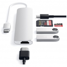 SATECHI USB-C Slim Aluminium Multiport Adapter V2 bei MediaMarkt