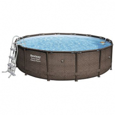 BESTWAY Power Steel Rattan Pool Set 427 x 107 cm