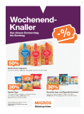 Wochenendknaller bei Migros: 50% Rabatt auf alle M-Classic Teigwaren, 30% Rabatt auf Lego & Playmobil