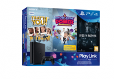 SONY Playstation 4 Slim 500 GB Jet Black inkl. PlayLink Bundle bei Microspot