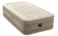 Daydeal - Intex Luftbett Dura Beam Deluxe Ultra Plush Twin 99 x 191 x 46 cm Luftbett mit integrierter Pumpe