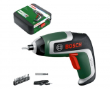 Bosch Akku-Schrauber IXO 7 zum BESTPREIS bei Do it + Garden Migros -  Basic Handlicher Akkuschrauber mit Bit-Set und Bit Verlängerung - Abholpreis