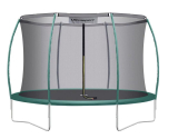 Daydeal - KOOR Trampolin mit Leiter Ø 244 cm Rundes Gartentrampolin mit Sicherheitsnetz
