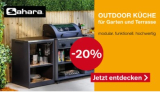 Nettoshop Rabattaktion – 20% Reduktion auf Outdoor-Küchen von Sahara