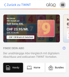 Nur heute: Salt Swiss XXL für 23.95 und 100.- Brack.ch Gutschein (0 Monate Vertrag) bei Twint