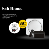 Exklusiv über uns – Salt Home 10Gbit/s Glasfaser inkl. 280+ TV-Sender, unlim. CH-Telefonie, gratis Apple TV 4K & CHF 300.- Cashback zum Piratenpreis