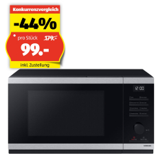 SAMSUNG Mikrowelle mit Grill MW4000D, Schwarz