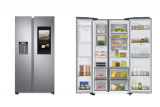 SAMSUNG RS6HA8891SL/WS Foodcenter mit 614L Nutzinhalt, Family Hub Touchscreen, Eiswürfelspender und allen erdenklichen Funktionen