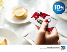 Lunch-Check Guthaben mit 10% Rabatt im Coop Prämienshop