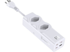 SCHOENENBERGER 67W GaN Fast Charging Station Steckdosenleiste, 2 m (Abholung)